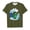 Z67-Army Green, variant on Kids' Surfing Crocodile Wave Print T-Shirt, Boys' Cartoon Alligator Graphic Tee, Summer Beach Adventure Casual Top