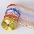 thumbnail image 3 of Hangs Ribbon Wired Sheer Glitter Ribbon For Christmas Decoration Party Tree Ornaments 2m Hanging Decorations, 3 of 3