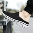 thumbnail image 5 of Dakaela Mules for Women Arch Support Slip on Backless Sneakers Orthopedic Clogs Walking Shoes Black 5.5, 5 of 8