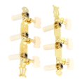 thumbnail image 2 of Zerodis String Tuning Pegs, High Quality Internal Gear Prevent Screw Slippage Fine Workmanship Guitar Parts, Sturdy And Durable For Instrument Lovers Guitar, 2 of 8