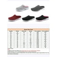 thumbnail image 2 of Ferndule Women Slip On Mules Shoes Comfortable Walking Sneakers Closed Toe Backless Flat Slippers, 2 of 6