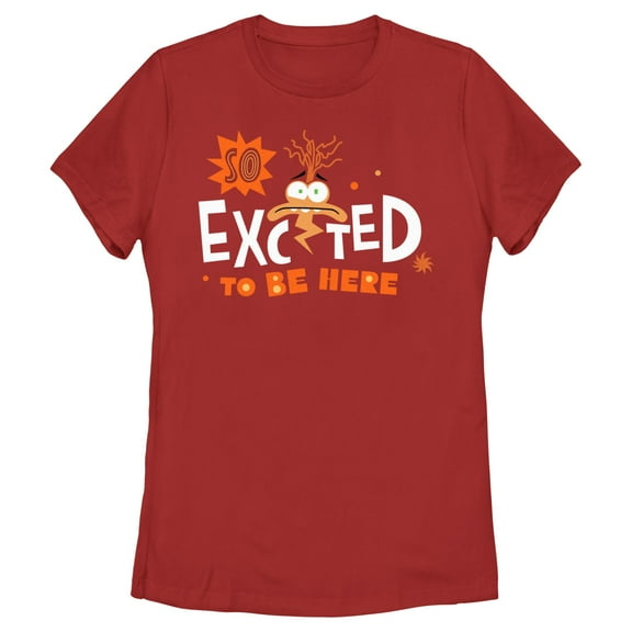 Women's Inside Out 2 So Excited to Be Here Graphic T-Shirt