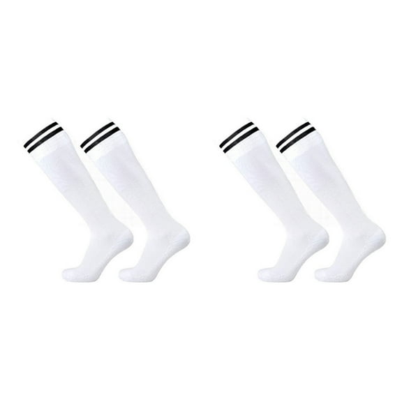 AUQ Soccer Socks,Thick Terry Bottom Youth Soccer Socks,Elastic Ribbed Cuff Football Socks