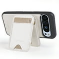 thumbnail image 5 of For Google Pixel 8A Case with 2 in 1 Detachable Magnetic Wallet RFlD Blocking Card Slots Pocket, Compatible MagSafe, Back Flip Kickstand Premium PU Leather Wireless Charging Phone Case,White, 5 of 9