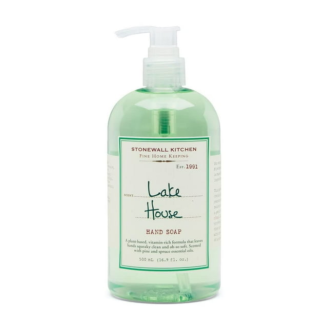 Jabón de manos Stonewall Kitchen Lake House, 500 ml (paquete de 2)