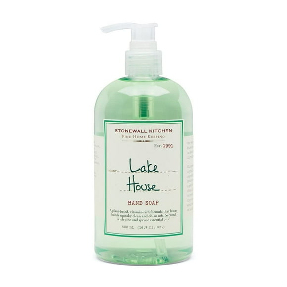 Jabón de manos Stonewall Kitchen Lake House, 500 ml (paquete de 2)