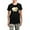 With Gray Camo Pant, variant on CafePress - Shee Pajamas - Women's Short Sleeve Print T-Shirt and Pants Dark Cotton Pajama Set