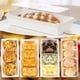 thumbnail image 4 of Paquete de 50 Cajas de Papel para Postres con Tapa Transparente, Cajas de Panadería Contenedores Kraft Desechables para Galletas, Donuts, Muffins, Sándwiches y Pastelería, 4 of 4