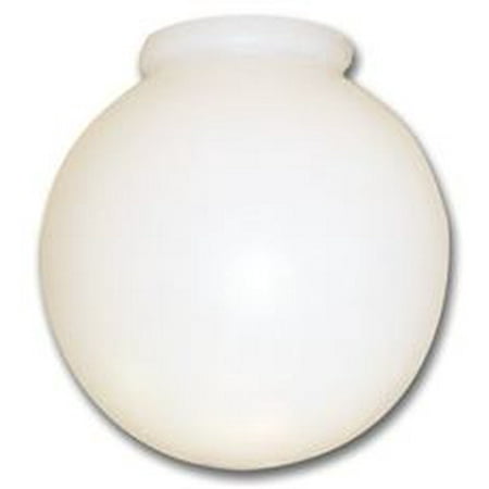 Ball Globe Ceiling Fixture Replacement Glass Milky White 10 In 3 7 8 In Fitter 4 Per Box