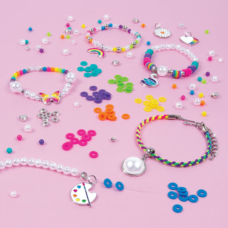 Create 5 colorful DIY bracelets with the Rainbow Treasure Bracelet