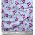 thumbnail image 1 of Soimoi Poly Georgette Fabric Flower Artistic Print Fabric by The Yard 52 Inch Wide, 1 of 3
