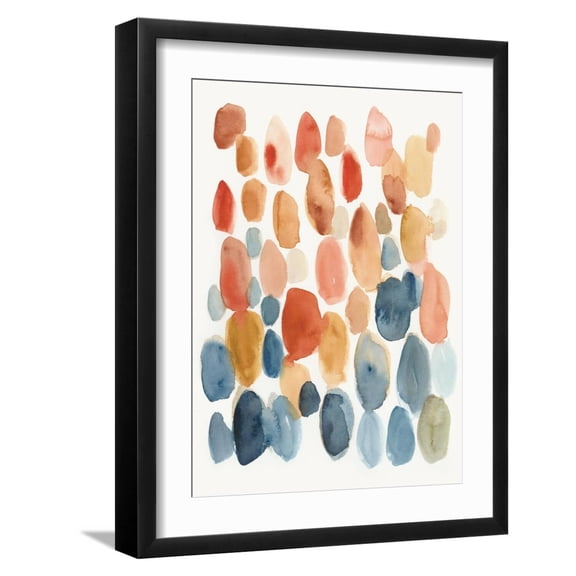 Art.com Citrus Season I Art Print by Chariklia Zarris, Black Frame Wall Art, 17" x 21"