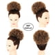 thumbnail image 2 of Cola de caballo con cordón de soplo afro, cola de caballo corta con cordón de soplo alto para mujeres negras, postizos de cola de caballo rizados afro rizados, 2 of 5