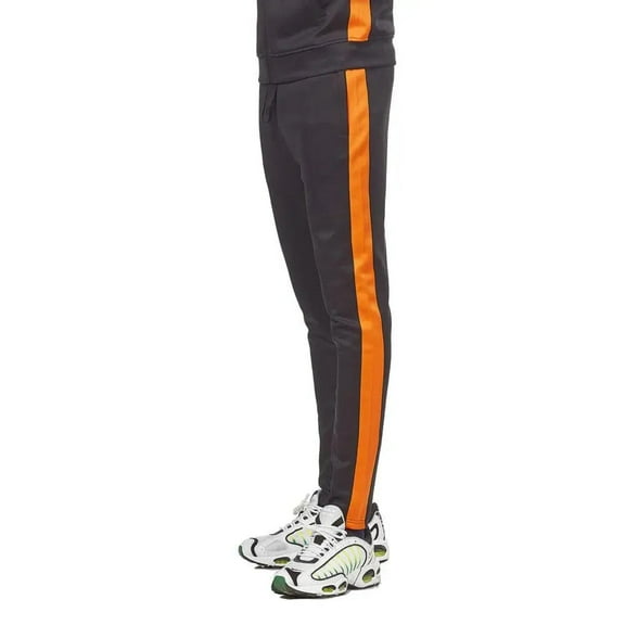 Rebel Minds Track Pants Black Orange