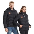thumbnail image 2 of Danhjin Heated Puffer Jackets for Women and Men Unisex 8 Heating Zones 3 Temperature Settings USB Powered Windproof Fall Winter Thermal Casual Zip up Fashion Jackets(Power Bank Not Included), 2 of 9