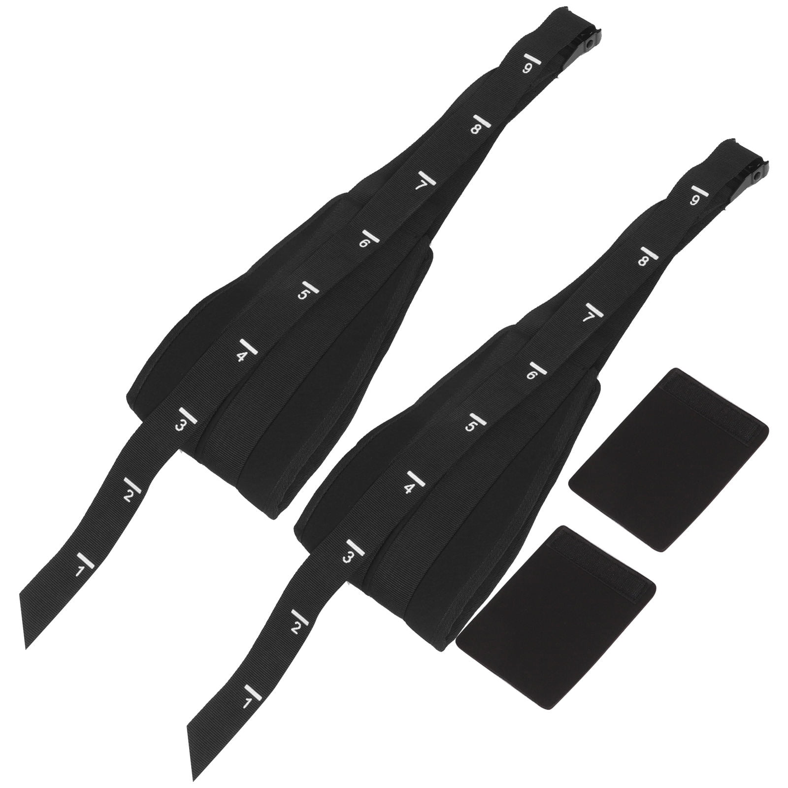 HEMOTON  Workout Equipment Pull up Bar Hanging Straps Ups Fitness Black