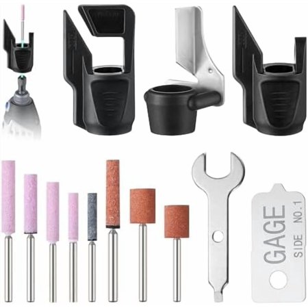 13 Pieces Chainsaw Sharpening Kit Chainsaw Sharpeners Tool Compatible with Dremel A679-02 Sharpening Outdoor Gardening Tools Chainsaws and Home DIY Projects