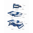 thumbnail image 5 of Bañera Xtellar Tina De Baño Para Bebe Plegable Portatil Casa Y Viaje Color  Azul, 5 of 5