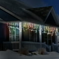 thumbnail image 3 of Danson Décor 240 5MM LED Icicle Curtain Light, Multicolor, 3 of 4