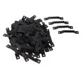 thumbnail image 4 of perchas de diente de 100 Piezas De Metal Negro Diente De Foto / Imagen Colgadores Colgantes Doble Agujero, Para La Decoración para hogar Colgante Har, 4 of 7