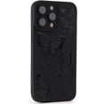 thumbnail image 4 of for iPhone 15 Plus Floral Rose Case for Women, Cute Cool Flower Design Pattern Soft TPU Silicone Bumper Shockproof Girls Slim Protective Phone Case for iPhone 15 Plus 6.7 Inch (Black Flower), 4 of 4
