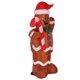 thumbnail image 5 of Hombre de jengibre inflable de Navidad de 4,92 pies, lindo inflado rápido, hombre de jengibre para decoración navideña de jardín, enchufe europeo de 220V, 5 of 10