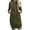 Army Green, variant on Lindreshi Winter Coats for Women Plus Size Clearance Fashion Womens Casual Color Long Sleeve Cardigan Hooded Mid-length Coat