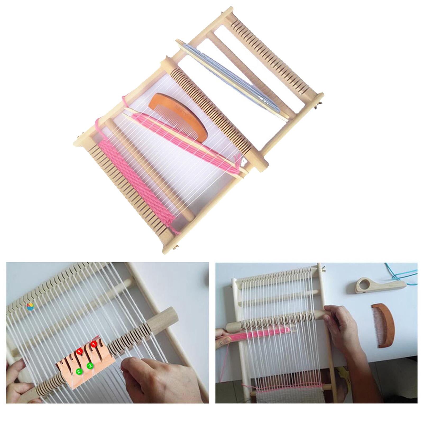 Wood Weaving Loom , Tapestry Weaving Toys, Tabletop puzzle children toys for Kids Children Toy Gift