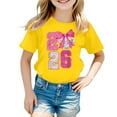 thumbnail image 4 of Tween Girls Summer Short Sleeve T Shirt Cute Cartoon Print Casual Top Kids Graphic Tee Clothes, 4 of 4