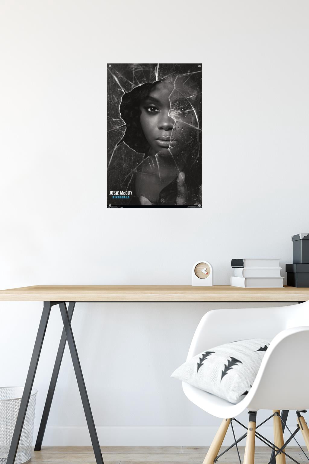 Riverdale - Shattered Josie Wall Poster with Push Pins, 14.725" x 22.375"