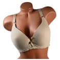 thumbnail image 2 of Women Bras 6 Pack of Plain Bra D cup DD cup DDD cup Size 40DDD (9107), 2 of 2