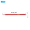 thumbnail image 2 of Lápices de cera de China Uxcell de 6.77'' x 0.33'' para vidrio, prendas, vinilo, metal, 12 Pcs, rojo, 2 of 5