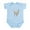 Sky Blue, variant on CafePress - No Prob Llama Baby Light Bodysuit - Baby Light Bodysuit, Size Newborn - 24 Months