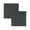 Gray, variant on GroundSmart 24" x 24" x 5/8" Black Brick Rubber Paver, 4 Pack