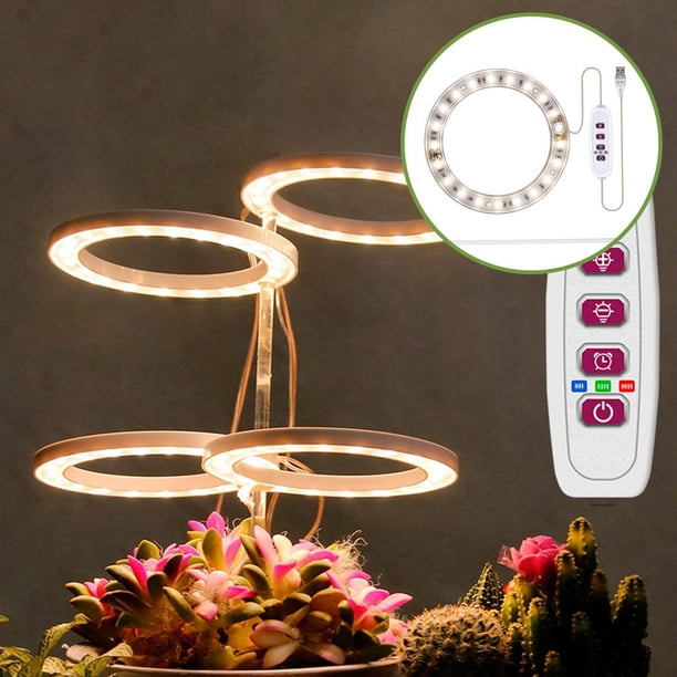 Angel Grow Light para semillas de plantas de interior, plántulas de Sol A Cola Grow Light