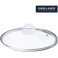 thumbnail image 4 of Universal Pot Lid White Knob Compatible with Crockpot Lids, Pan Lid Replacement Handle, Heat Resistant Pot Knob for Glass, Steel Lids, Easy Grip Lid Handle, Kitchen Cookware, 2.75”x1.77”, 4 of 5