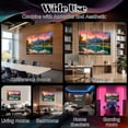 thumbnail image 7 of 8 Pack Art Acoustic Panels Sound Absorbing Mountain peak Zugspitze Summer day lake Eibsee Garmisch Partenkirchen Decorative Soundproof Wall Panels Self Adhesive for Nursery Game Room Bedroom 48"x32", 7 of 7