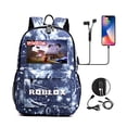 thumbnail image 2 of Mochila antirrobo USB para mujer, morral escolar para adolescentes, mochila de estudiante de lona para niño y niña, bolso para niños, A-1, 2 of 4