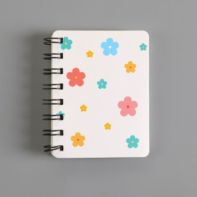 Cuaderno de espiral Rollover A7, cuaderno de espiral, cuaderno de bolsillo, minilibro portátil para estudiantes