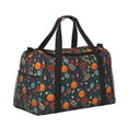 thumbnail image 2 of Balery Autumn with Pumpkins Bolsa de Gimnasio para Mujeres, Bolsa de Viaje con Bolsillo Húmedo, Bolsa de Fin de Semana para Mujeres, Bolsa de Viaje Resistente al Agua, 2 of 7