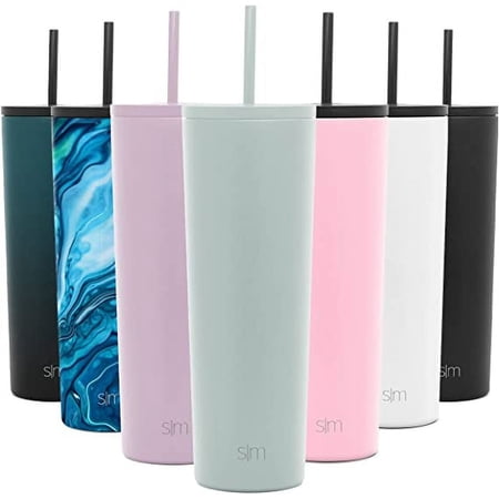Simple Modern 28 fl oz Stainless Steel Classic Tumbler with Lid and Straw|Sea Glass Sage