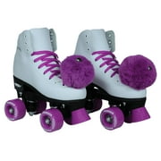 Epic Purple Princess Quad Roller Skates