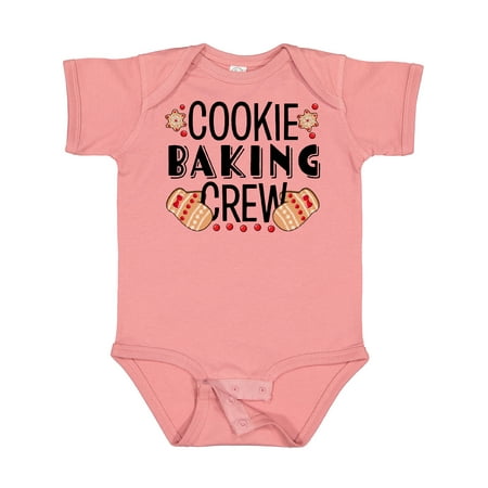 

Inktastic Christmas Cookie Baking Crew with Oven Mitts Gift Baby Boy or Baby Girl Bodysuit