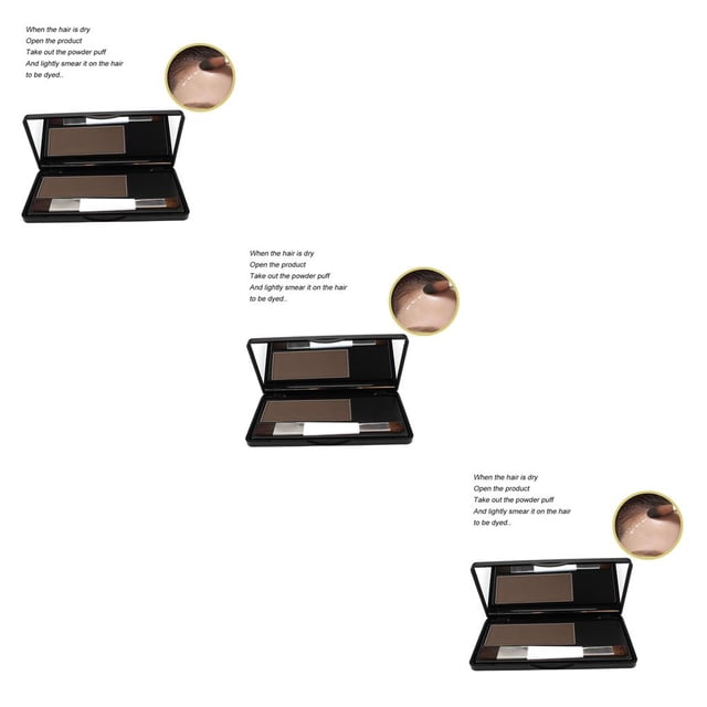 Vogacara Polvo para rellenar el cabello Roots Cover Up Corrector para cabello fino Castaño medio Type1 NO1