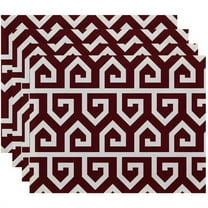 Simply Daisy 18" x 14" Keyed Up Geometric Print Placemat