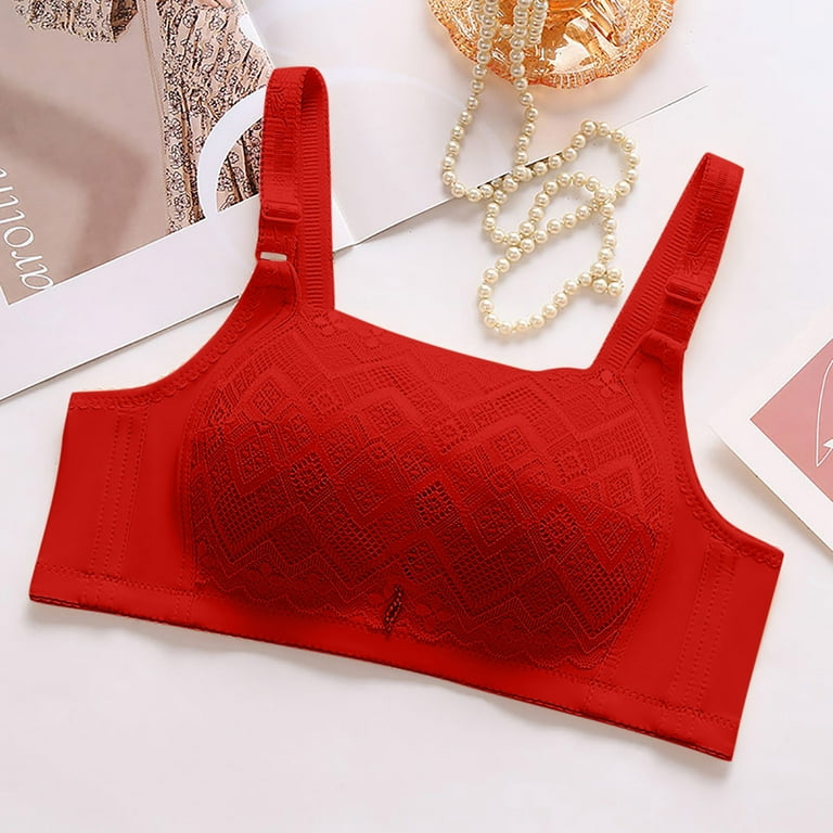 uublik Bras for Women Push Up Comfortable Wirefree Plus Size Full