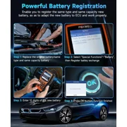 Foxwell NT510 Elite Car Scanner Bidirectional Control Test Diagnostic Tool OBDII Code Reader OBD2 Scanner Full System Full Maintenance Reset Automotive Scanner for All Cars EOBD OBD Scanner, BMW