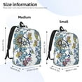 thumbnail image 3 of Yiaed Flowers and Butterflies Print Backpack, Premium Laptop Backpack, Travel Backpack for Women, Lightweight Backpacks, Comfortable Back Pack-Medium, 3 of 7