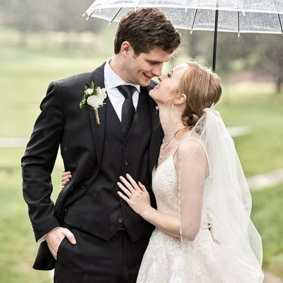 ZXNWN Clearance Sales Rose Boutonniere Men Wedding Flower Pin White Cloth Artificial Roses Flowers Decorations Groom Groomsman Corsage Boutonnieres for Anniversary Celebration Acces