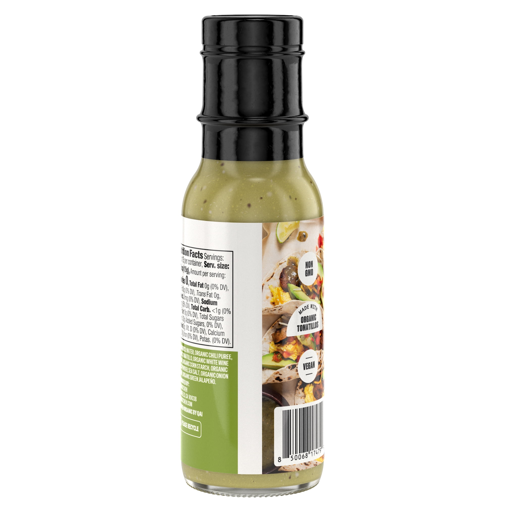 (2 pack) Smash Kitchen Organic Mild Green Taco Sauce, 8 oz